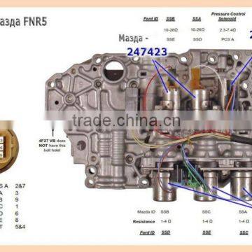 ATX 5F27E FNR5 automatic transmission valve body gearbox parts control valve for MAZDA