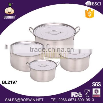 Chinese Stainless steel stock pot set