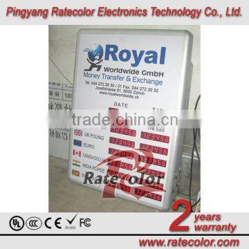 7-segment LED Digital Number Exchange Rate Panel for Bank photo-2