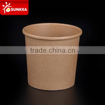 Disposable kraft paper take away 12 oz soup container