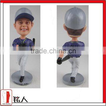 custom your bobble head by 100% handmade baseball boy