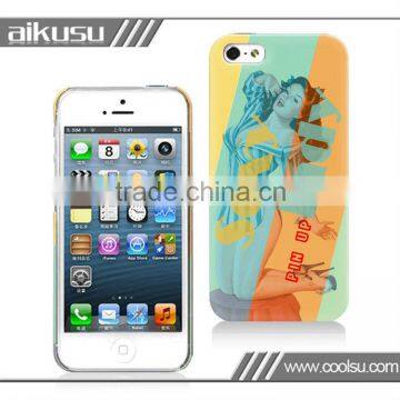 Sexy design water transfer cases for iphone 5C skin case