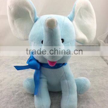 Monogrammed Baby Gift Personalized Embroidered Plush Elephant Birth Announcement photo-2