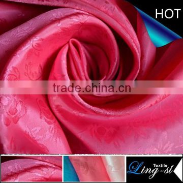 Polyester Jacquard Satin Brocado Fabric DSN413