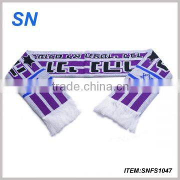Custom logo acrylic scarf