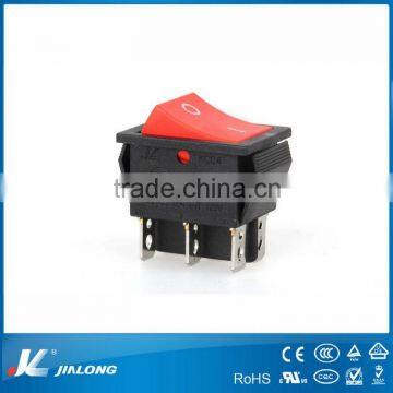 led/4pins/6pins/waterproof/on-on/rocker switch/DPDT/Double pole double throw/ KCD4-202A/16A 250V AC/switch