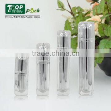 Skin Care Use and Plastic Acrylic Type Lotion Pump bottle 15ml 30ml 50ml