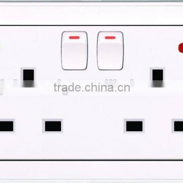 2 gang switch socket and lights LV21C33FL