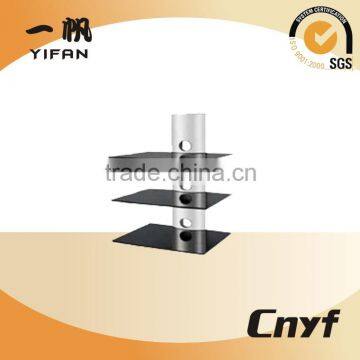 universal dvd stand with three shelfs