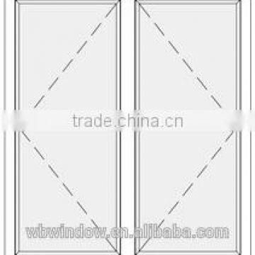 2016 good quality pvc profile casement house windows