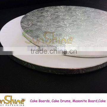 Silver Round Cake Drum Boards 1/2" 12mm THICK Wedding, Birthdays photo-4