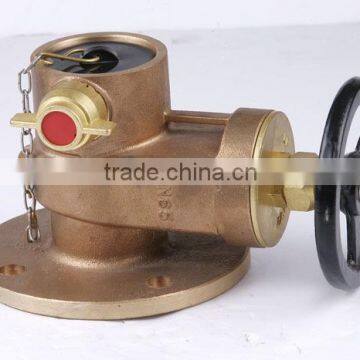 brass 2.5'' straight through landing valve