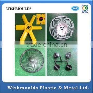 custom design plastic fan blade mould stand fan parts mould manufacturer