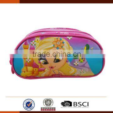 Beautiful PVC Kids Pencil Case Bags for Girls