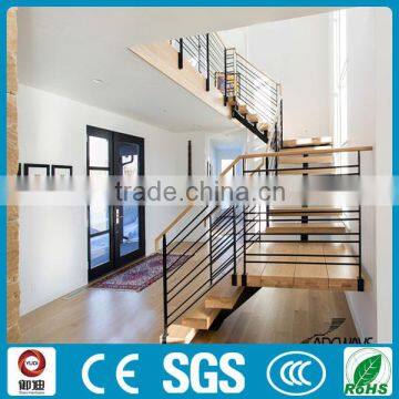 Customized Modern Indoor House Steel Wood Staircase Design photo-2