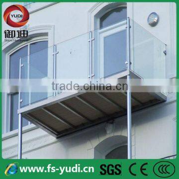 Exterior Decorative Stainless Steel Glass Balcony Railing Designs photo-6