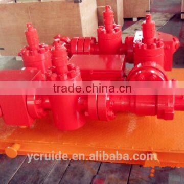 API 16C hydraulic/manual high pressure kill manifold Choke Manifold