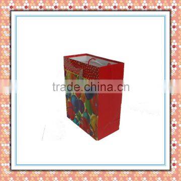 Delicate Colorful Flowers and Plants Paper Shopping Bag