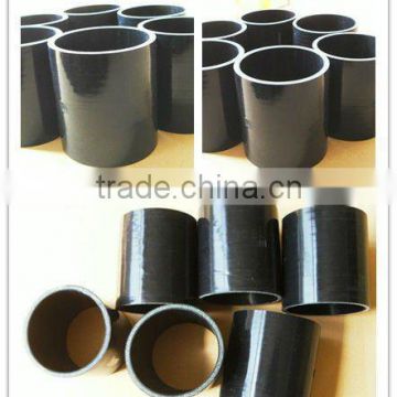 Black straight silicone pipe /tube/hose