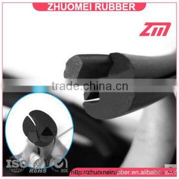 Auto window glass glazing rubber seal