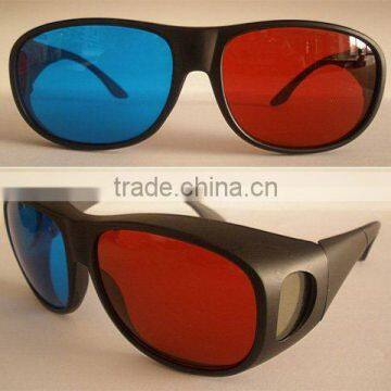 Hot selling 3D sunglasses fit with blue and red 3D lens