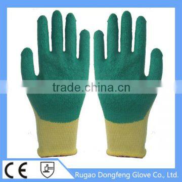Anti Slip Latex Grip Coated Aramid Safety Equipment Work Gloves photo-2