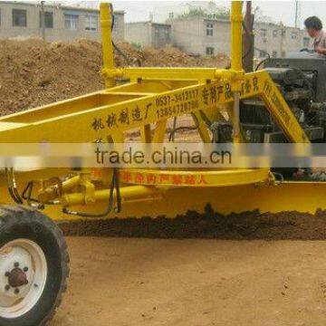 power grader (wheeled tractor front mounted type) land leveller