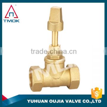 brass stop valve for water polishing CW617n material o-ring 600 wog manual power three way brass stop valve one way