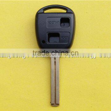 Car key replacement 2 buttons remote key shell case for Toyota Prado RAV4 TOY40 blade