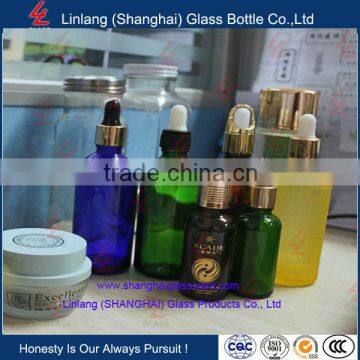 Import glass material 20ml cosmetic oil use bottle