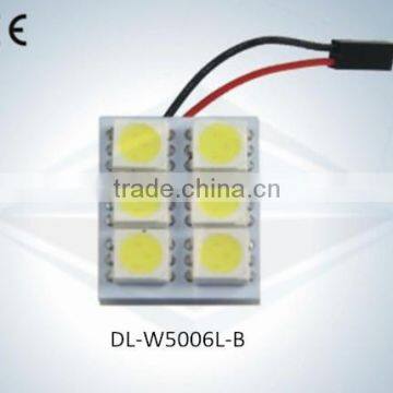 Bonjour LED Auto Light Dome Lamp 6SMD 5050 with CE