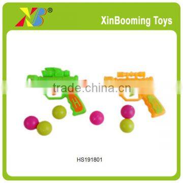 Plastic toy ping pong gun