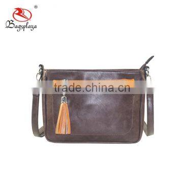 CC46-166 Guangzhou manufacturer brown small mini clutch bag with removable purse