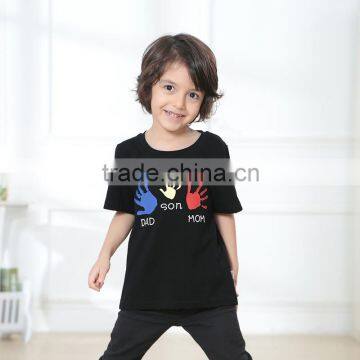 Children printing clothes family boutique clothing for kids wear t shirts