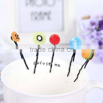 New Various Sweet Candy Color Lovely Personality Graffiti Hairpin Hair Clips For Women & Girls Hair Accessories