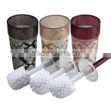 plastic toilet brush with holder