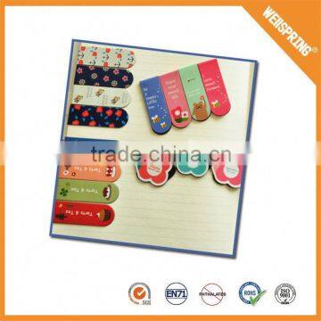 19-0051 Free cartoon sticker china decorative metal bookmark direct sales promotion lovely magnetic clip bookmark