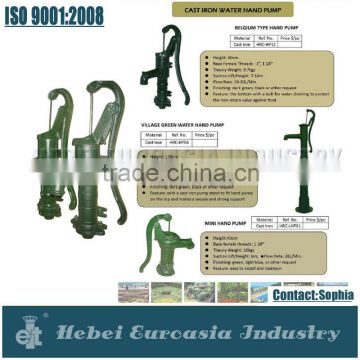 Cast Iron Manual Water Hand Pump/Water Hand Pump