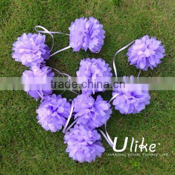 2014 innovotion items tissue pom garland for party decorations