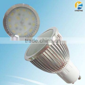 CRI>80 High Quality Aluminum 3000K 8W GU10 5630SMD LED Lamp