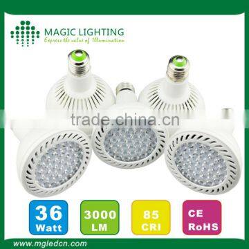 Magic Lighting Hot Selling PAR30 35W fixture with remote control for steam room Led square ceiling Light