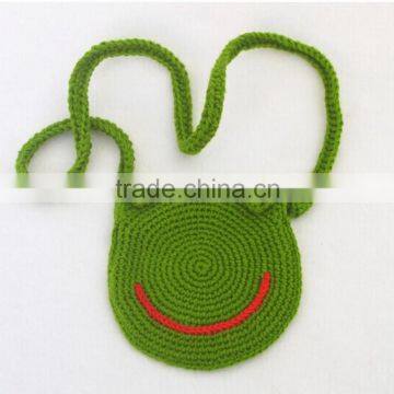 unisex fashion factory price crochet handmade bag