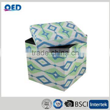 38 x 38 x 38 cms Cube Folding Ottoman Storage Box