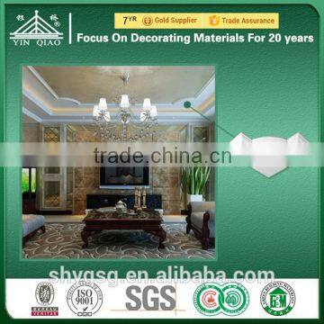 Ceiling Ornament Artistic Embossed Gypsum Light Through photo-3