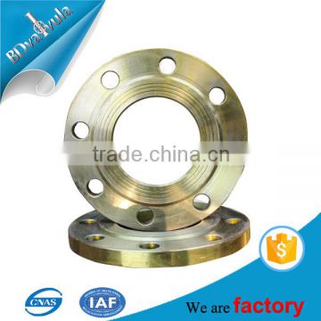 JIS standard carbon steel slip on / plate flange in casted technic BD Valvula