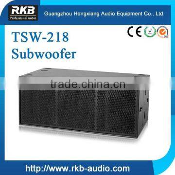 pro 2x18" Subwoofer Speaker TSW-218 outdoor sound system