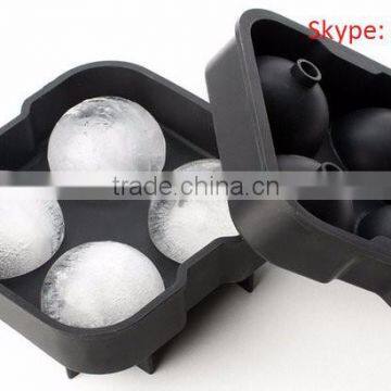 BPA-Free 6 Holes Silicone Whisky Ice Ball Maker photo-3