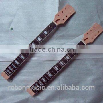 one piece wood ebony fretboard electric guitar neck