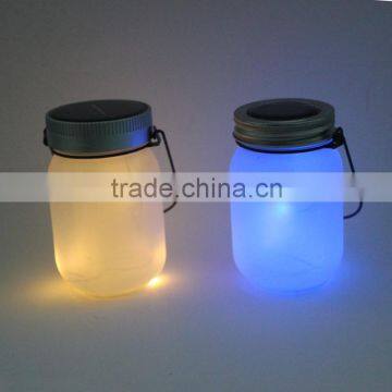 Unique garden use solar led mason Jar Lights