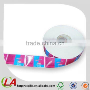 2014 Durable Roll Stickers With Free Sample